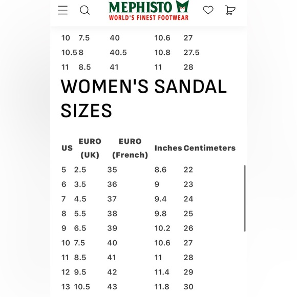 Mephisto Helen Flower Red Nubuck Comfort Sandal Women's sizes 38 US8 gently used - Picture 16 of 16